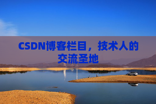 CSDN博客栏目，技术人的交流圣地